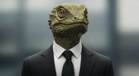 Lizard Man in Suit: a Unique Business ...